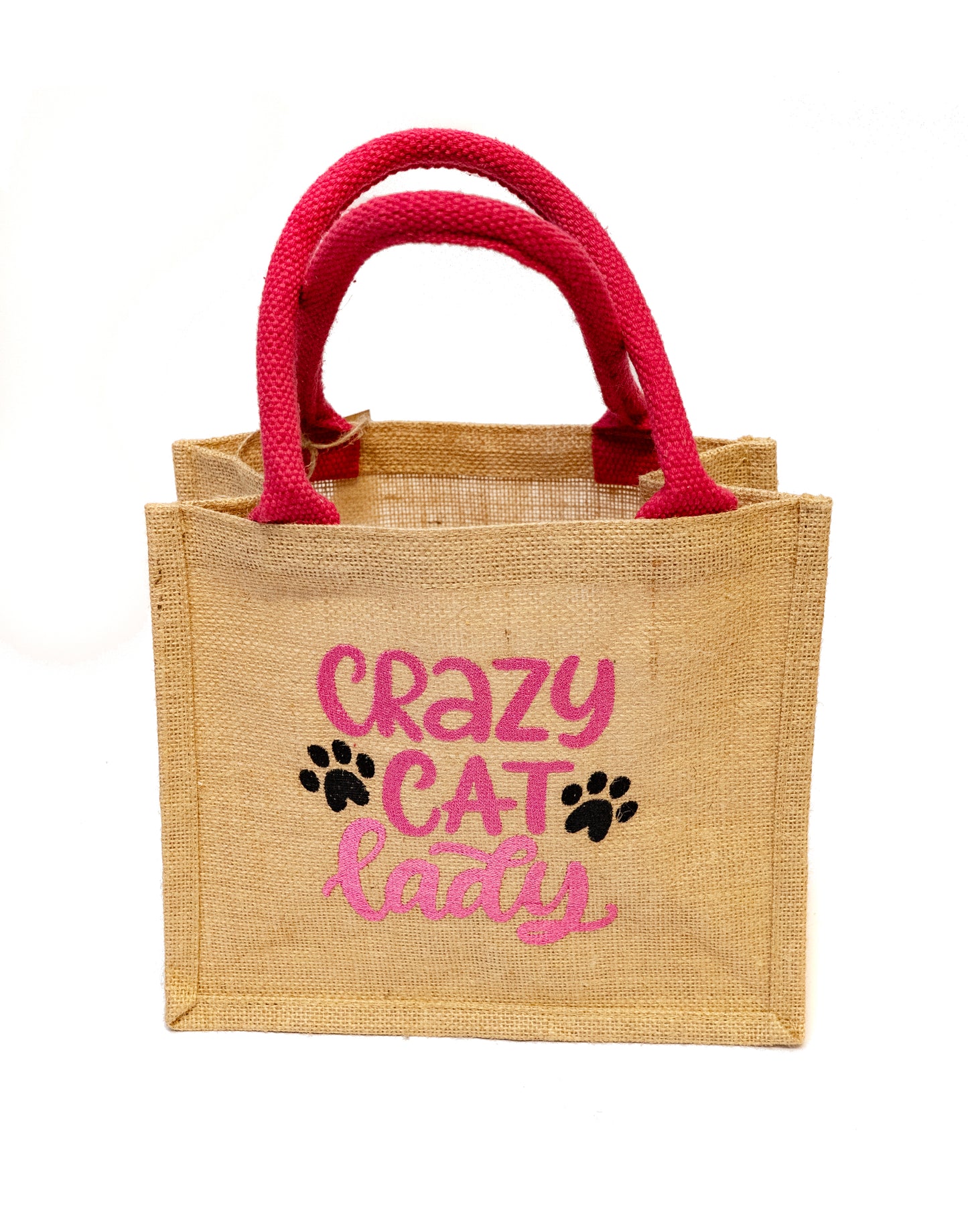 Juteväska Crazy cat lady