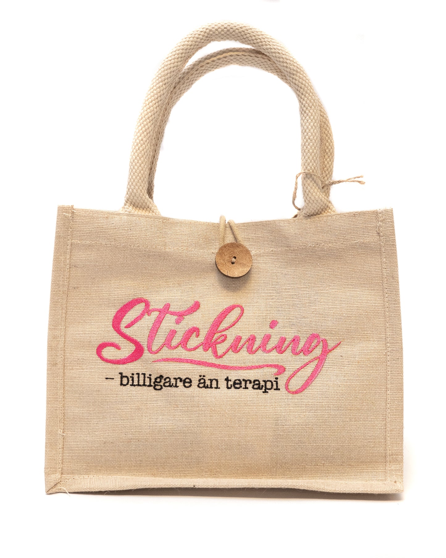 Stickning - billigare än terapi