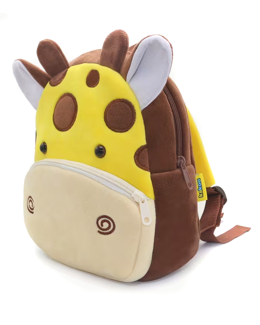 Ryggsäck, giraff, med namn