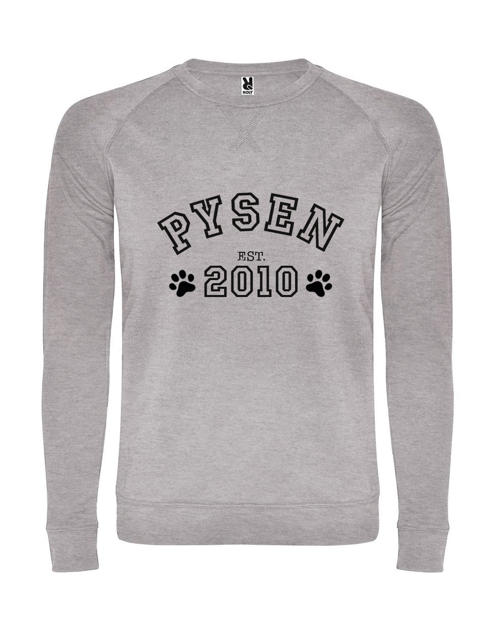 Collegetröja med djurnamn