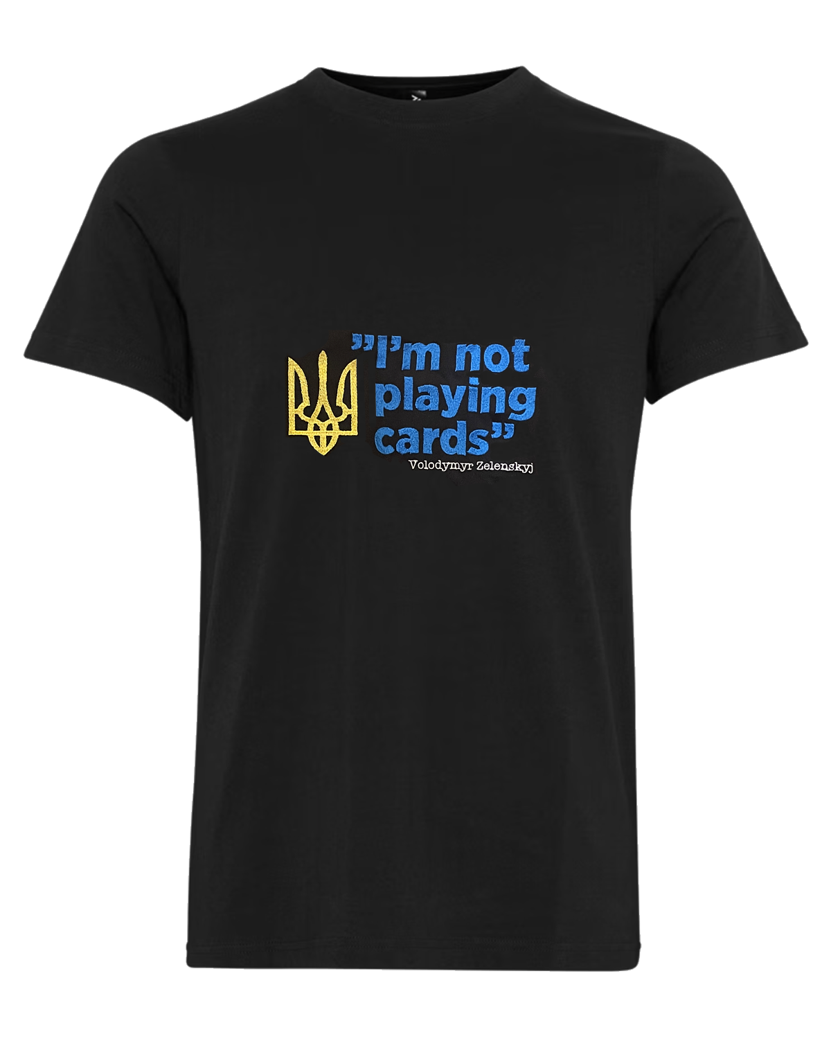 T-shirt, I'm not playing cards, herr