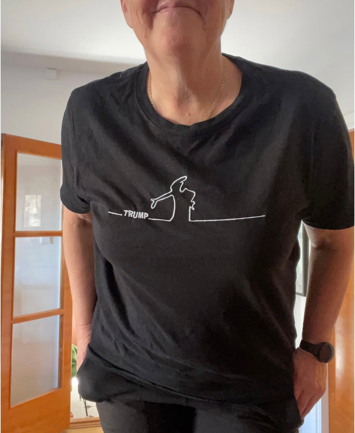 T-shirt, Linus på linjen, dam